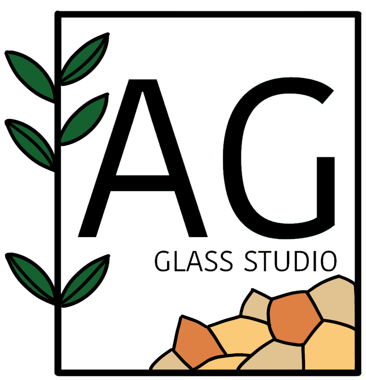 Comercial Use Digital Monstera Stained Glass Pattern, PDF