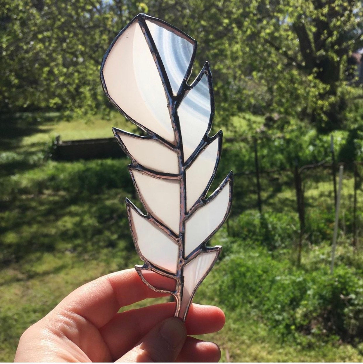 Over-Stroked Stained Glass Feather