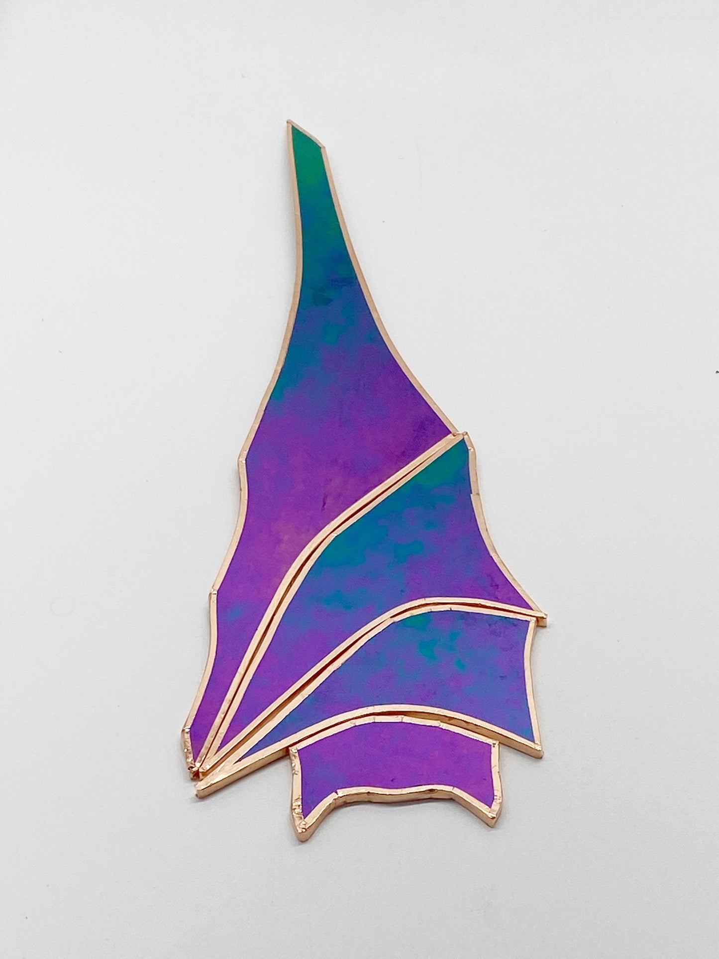 Sleepy Bats Stained Glass Bat Sun Catcher